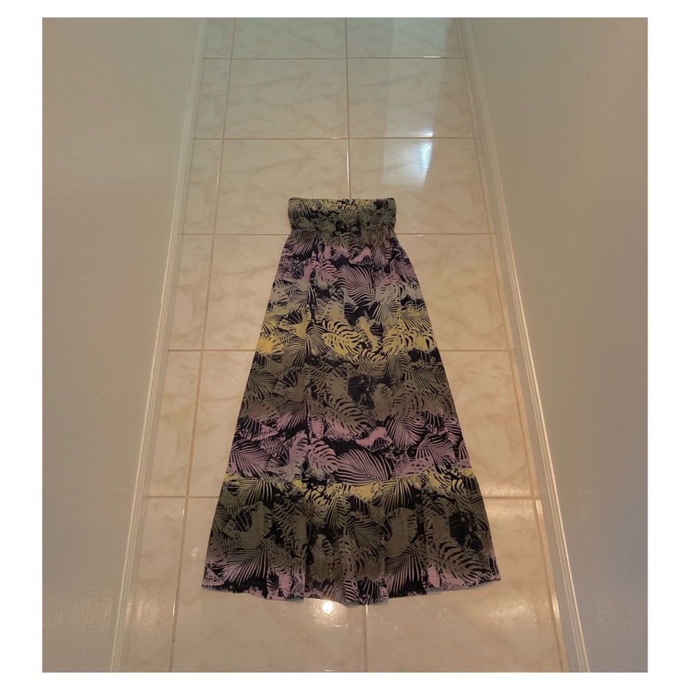 RIP CURL strapless tiered dress
